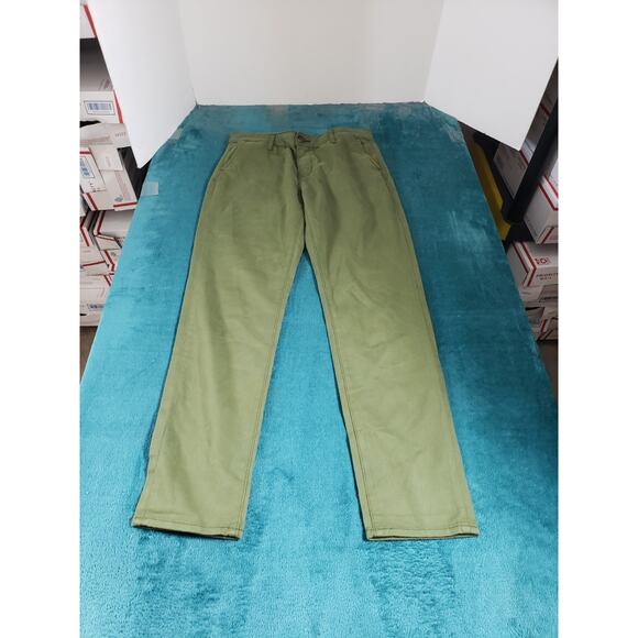 Adriano Goldschmied Pants Size 24 Green Womens Ladies Chino Caden Trouser - Picture 1 of 14